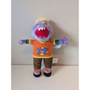 Chuck E. Cheese Plush Doll 2022 Purple Monster Stuffed Animal Mr. Munch
